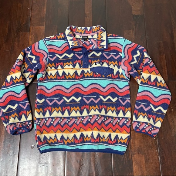 Patagonia Other - Patagonia Synchilla Kids Pullover Size Large 12 Multicolor
